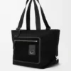 Flex Zipped Tote Bag aus Canvas und Wildleder Flex Zipped Tote Bag aus Canvas und Wildleder