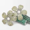 „Flor“-Ohrringe aus Sterlingsilber und Kristallen „Flor“-Ohrringe aus Sterlingsilber und Kristallen