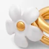 Flor-Ring aus Sterlingsilber und Emaille