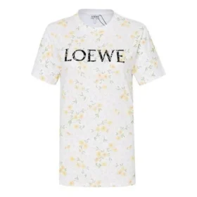 Flowers Kurzarm-Shirt Weiß S540333Xar