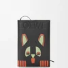 Futurist cat Notizbuch aus Kalbsleder
