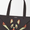 „Futurist Cat“ Puzzle Fold Tote in mittlerer Größe aus Nappa-Kalbsleder „Futurist Cat“ Puzzle Fold Tote in mittlerer Größe aus Nappa-Kalbsleder
