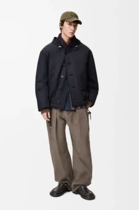 Gepolsterte Jacke aus technischer Baumwolle