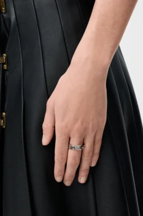 Gestapelter Ring aus Sterlingsilber Gestapelter Ring aus Sterlingsilber