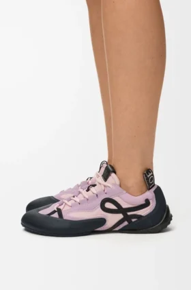„Grip“-Sneaker aus Nylon und Wildleder