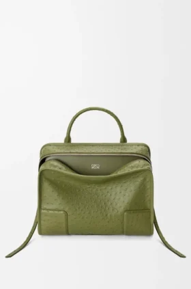 Große Amazona 180-Tasche aus Straußenleder