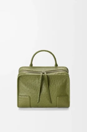 Große Amazona 180-Tasche aus Straußenleder