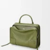 Große Amazona 180-Tasche aus Straußenleder Große Amazona 180-Tasche aus Straußenleder