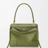 Große Amazona 180-Tasche aus Straußenleder Große Amazona 180-Tasche aus Straußenleder