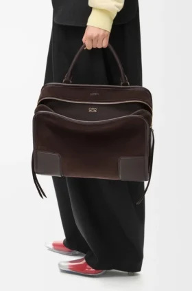 Große Amazona 180-Tasche aus Wildleder