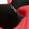 Große Bilbao-Beuteltasche mit übergroßem Logo aus glattem Kalbsleder Große Bilbao-Beuteltasche mit übergroßem Logo aus glattem Kalbsleder
