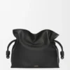Große Flamenco-Clutch aus Nappa-Kalbsleder