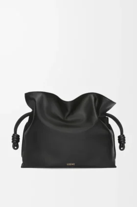Große Flamenco-Clutch aus Nappa-Kalbsleder