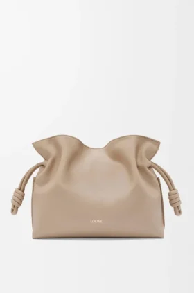 Große Flamenco-Clutch aus Nappa-Kalbsleder