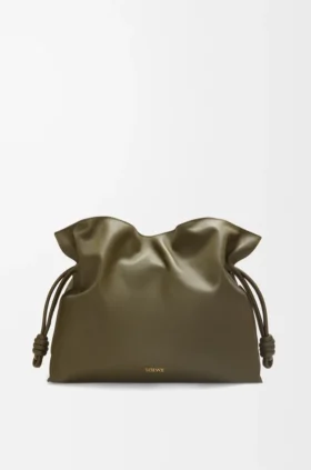 Große Flamenco-Clutch aus Nappa-Kalbsleder