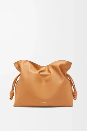 Große Flamenco-Clutch aus Nappa-Kalbsleder