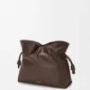 Große Flamenco-Clutch aus Nappa-Kalbsleder