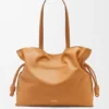 Große Flamenco-Clutch aus Nappa-Kalbsleder