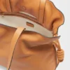Große Flamenco-Clutch aus Nappa-Kalbsleder