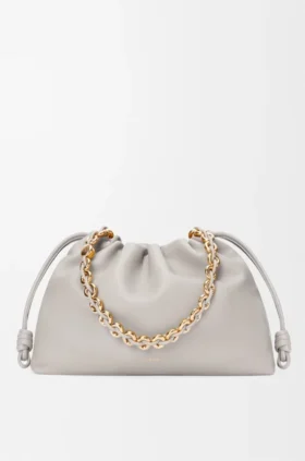 Große Flamenco Purse aus weichem Nappa-Lammleder