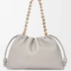 Große Flamenco Purse aus weichem Nappa-Lammleder