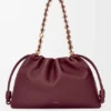 Große Flamenco Purse aus weichem Nappa-Lammleder