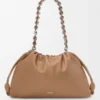 Große Flamenco Purse aus weichem Nappa-Lammleder