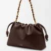 Große Flamenco Purse aus weichem Nappa-Lammleder