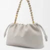 Große Flamenco Purse aus weichem Nappa-Lammleder