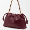 Große Flamenco Purse aus weichem Nappa-Lammleder