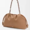 Große Flamenco Purse aus weichem Nappa-Lammleder
