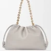 Große Flamenco Purse aus weichem Nappa-Lammleder