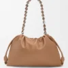 Große Flamenco Purse aus weichem Nappa-Lammleder