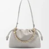 Große Flamenco Purse aus weichem Nappa-Lammleder