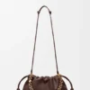 Große Flamenco Purse aus weichem Nappa-Lammleder