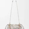 Große Flamenco Purse aus weichem Nappa-Lammleder
