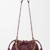 Große Flamenco Purse aus weichem Nappa-Lammleder