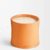 Große Kerze mit Orangenblüte Große Kerze mit Orangenblüte