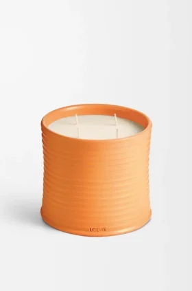 Große Kerze mit Orangenblüte