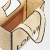 Große Loewe Font Tote aus Raffia