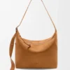 Große „Loop Hobo“-Tasche aus Kalbsveloursleder Große „Loop Hobo“-Tasche aus Kalbsveloursleder