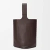 Große Pebble Bucket aus geschmeidigem genarbtem Kalbsleder Große Pebble Bucket aus geschmeidigem genarbtem Kalbsleder