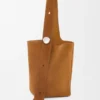 Große Pebble Bucket Beuteltasche aus Kalbsveloursleder Große Pebble Bucket Beuteltasche aus Kalbsveloursleder