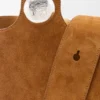 Große Pebble Bucket Beuteltasche aus Kalbsveloursleder Große Pebble Bucket Beuteltasche aus Kalbsveloursleder