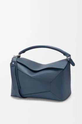 Große „Puzzle Edge“-Tasche aus klassischem Kalbsleder