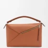 Große „Puzzle Edge“-Tasche aus klassischem Kalbsleder Große „Puzzle Edge“-Tasche aus klassischem Kalbsleder