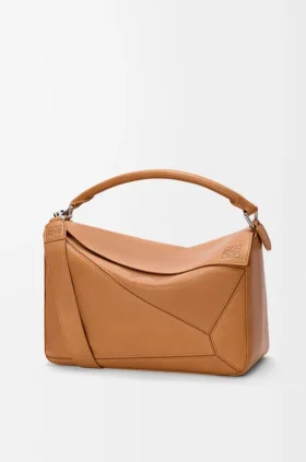Große Puzzle-Tasche aus geschmeidigem genarbtem Kalbsleder