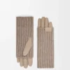 Handschuhe aus Kaschmir und Nappa-Lammleder Handschuhe aus Kaschmir und Nappa-Lammleder