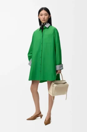 Hemdkleid aus Baumwolle