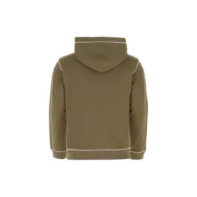Herren-Kapuzenpullover mit Kordelzug und loewe-Stickerei, Khaki, H526341X94-3962 Herren-Kapuzenpullover mit Kordelzug und loewe-Stickerei, Khaki, H526341X94-3962